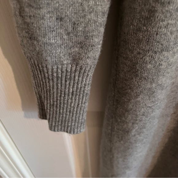 Cashmere Tunic Dress by Pure Collection Grey Sz. M - Picture 6 of 7